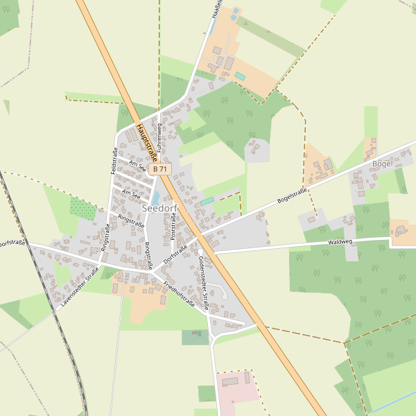 Karte der Toiletten in Seedorf (ROW) Thumbnail