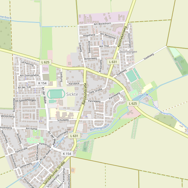 Stadtplan Sickte Thumbnail