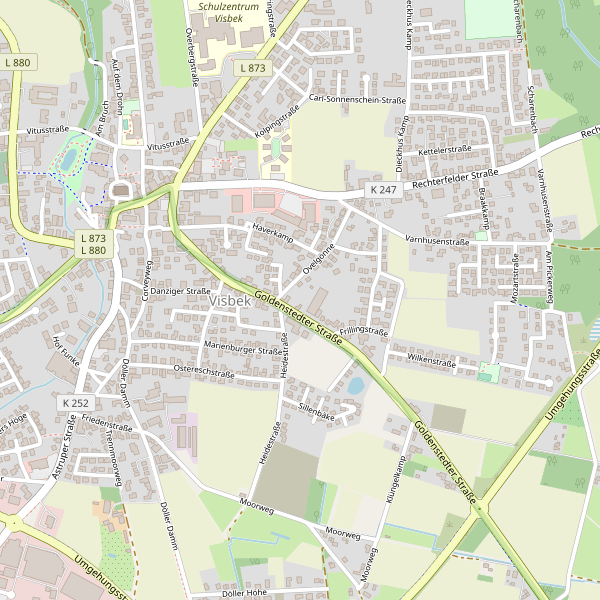 Stadtplan Visbek Thumbnail