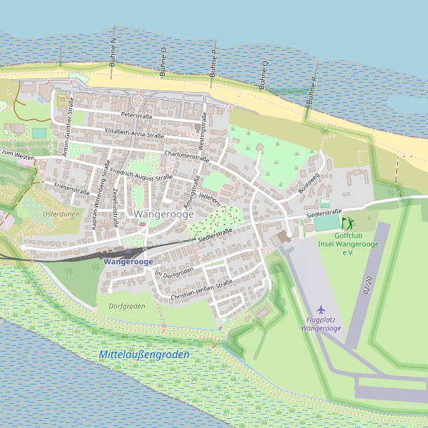 Thumbnail Stadplan Wangerooge