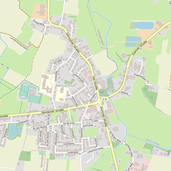 Stadtplan Westerholt Thumbnail