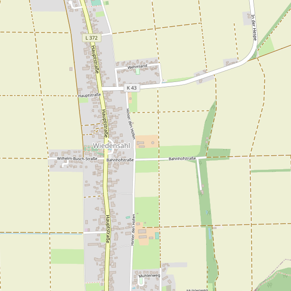 Stadtplan Wiedensahl Thumbnail