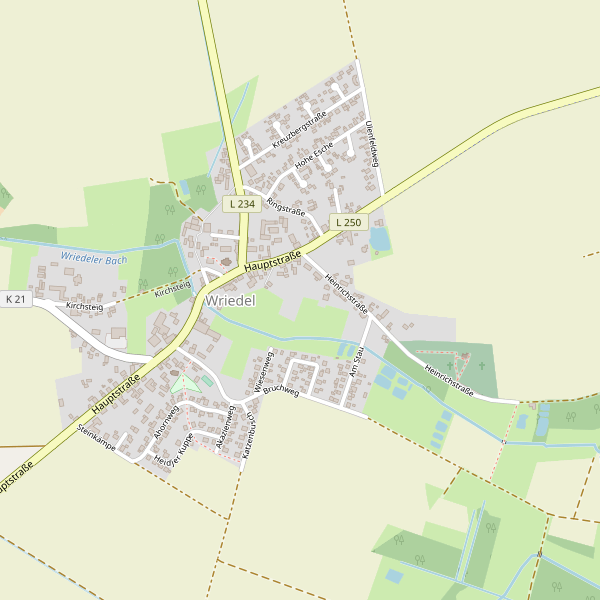 Karte der Toiletten in Wriedel Thumbnail