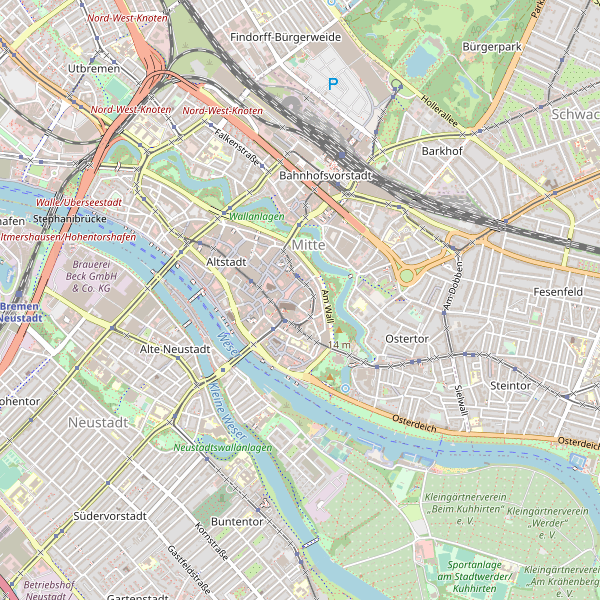 Thumbnail Stadtplan Bremen (HB)