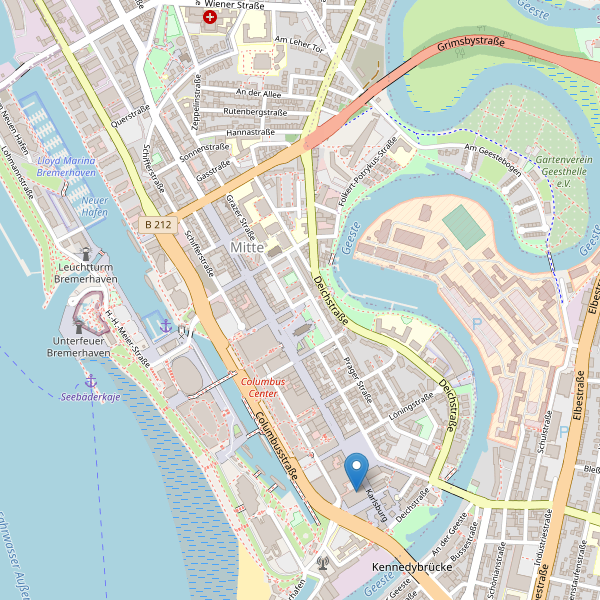 Karte der Kinos in Bremerhaven (HB) Thumbnail