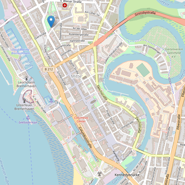 Karte der Märkte in Bremerhaven (HB) Thumbnail