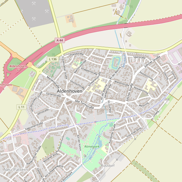 Stadtplan Aldenhoven Thumbnail
