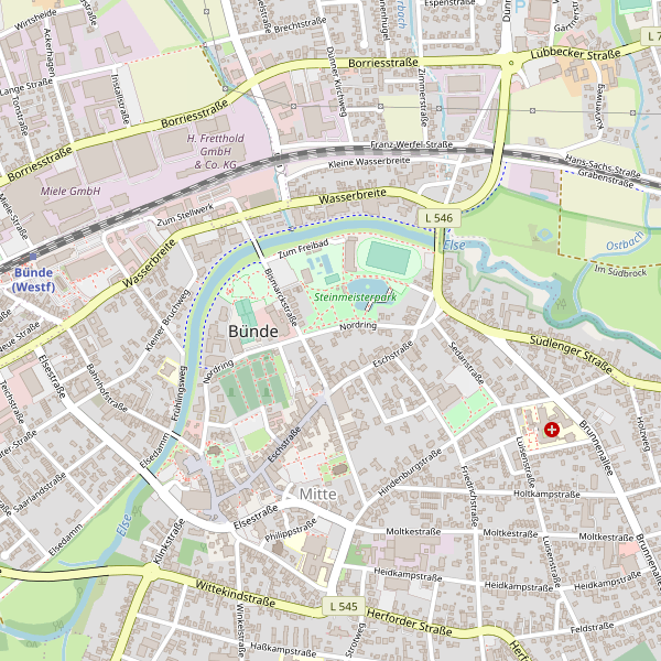 Stadtplan Bünde Thumbnail