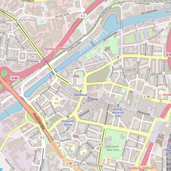 Thumbnail Stadtplan Duisburg