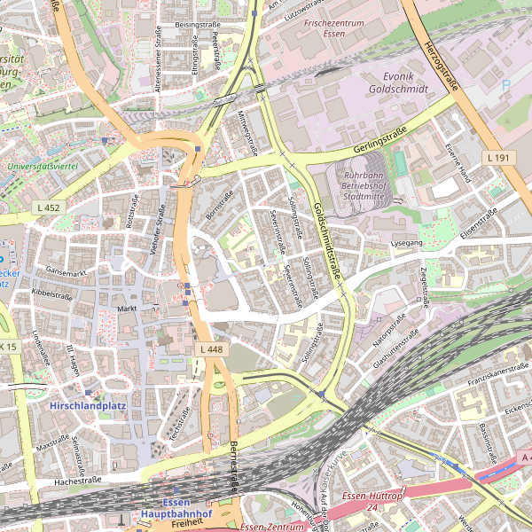 Stadtplan Essen Thumbnail