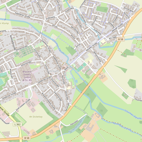 Stadtplan Issum Thumbnail