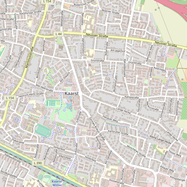 Karte der Toiletten in Kaarst Thumbnail