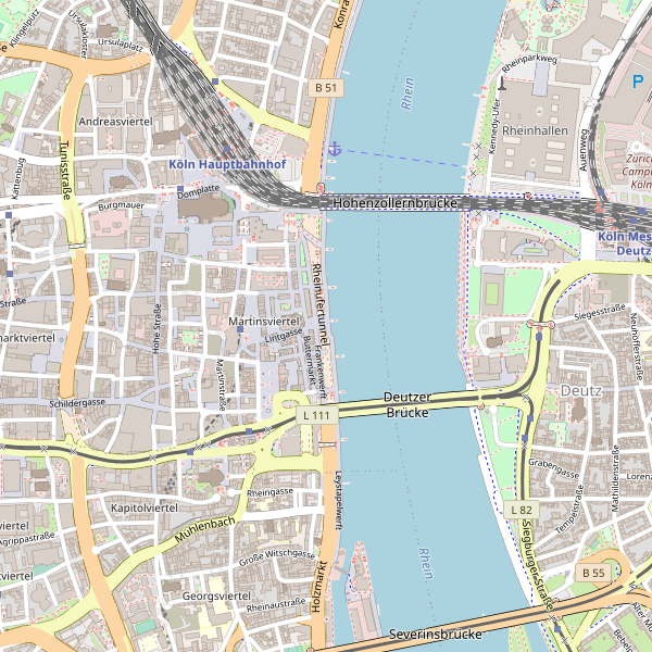 Stadtplan Köln Thumbnail