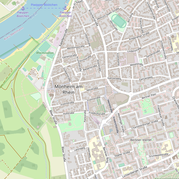 Stadtplan Monheim am Rhein - Lombardo Geosystems