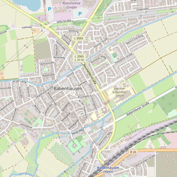 Karte der Toiletten in Babenhausen (DA) Thumbnail