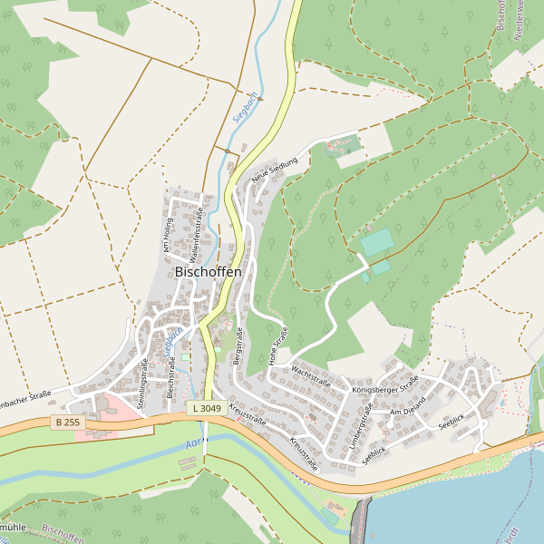 Karte der Toiletten in Bischoffen Thumbnail