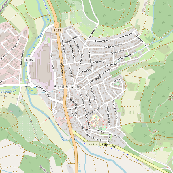 Stadtplan Breidenbach Thumbnail