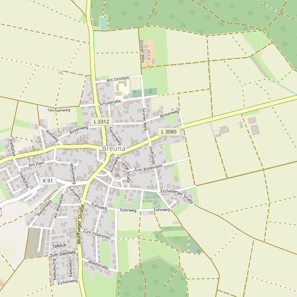 Stadtplan Breuna Thumbnail