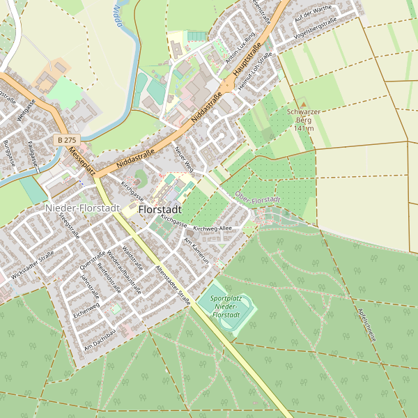 Stadtplan Florstadt Thumbnail