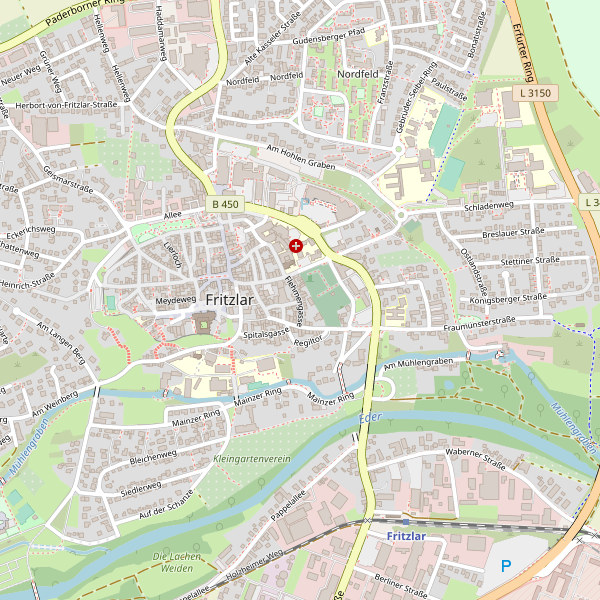 Karte der Denkmäler in Fritzlar Thumbnail