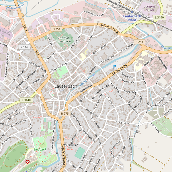 Karte der Toiletten in Lauterbach (VB) Thumbnail