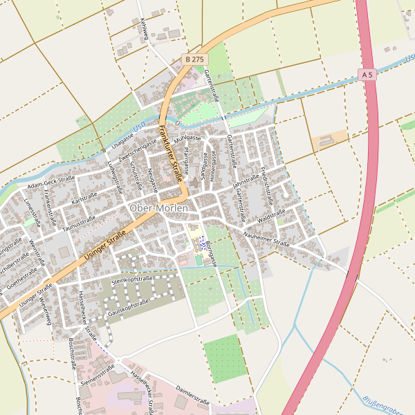 Stadtplan Ober-Mörlen Thumbnail