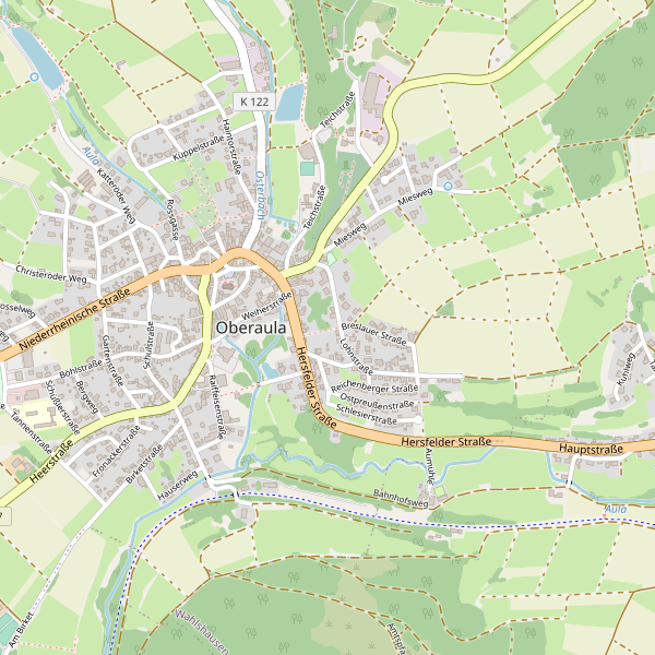 Stadtplan Oberaula Thumbnail