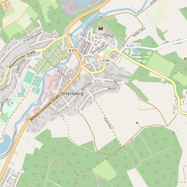 Karte der Toiletten in Ortenberg (FB) Thumbnail