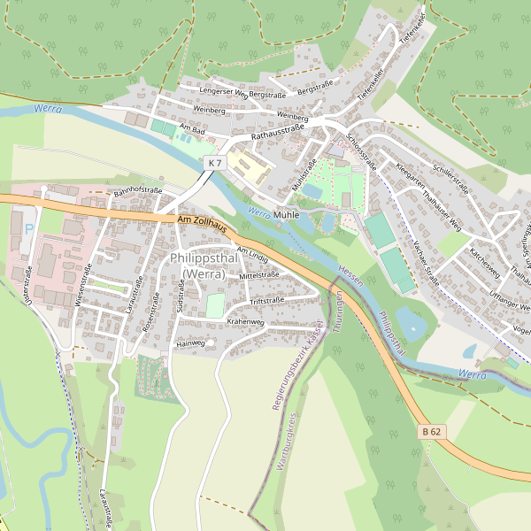 Stadtplan Philippsthal (Werra) Thumbnail