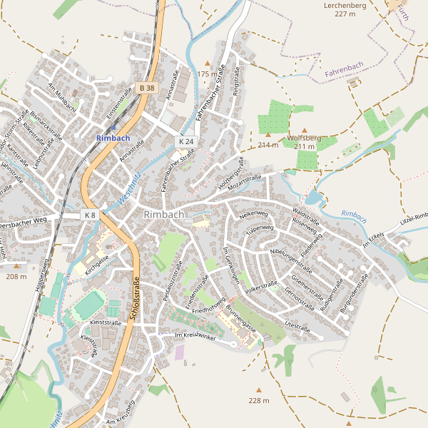 Stadtplan Rimbach (HP) Thumbnail
