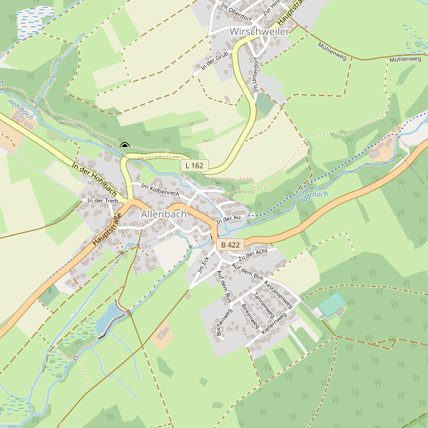 Karte der Toiletten in Allenbach Thumbnail