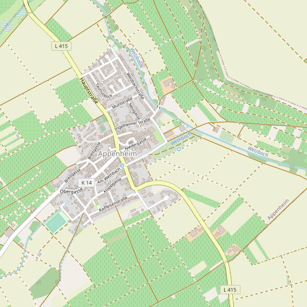 Stadtplan Appenheim Thumbnail