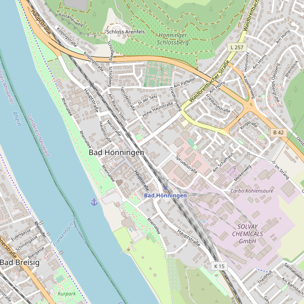 Stadtplan Bad Hönningen Thumbnail