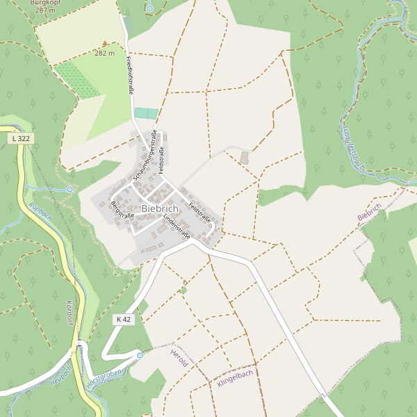 Stadtplan Biebrich Thumbnail
