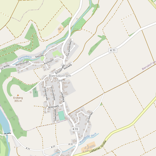Karte der Restaurants in Biersdorf am See Thumbnail