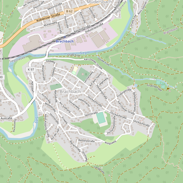 Stadtplan Brachbach Thumbnail