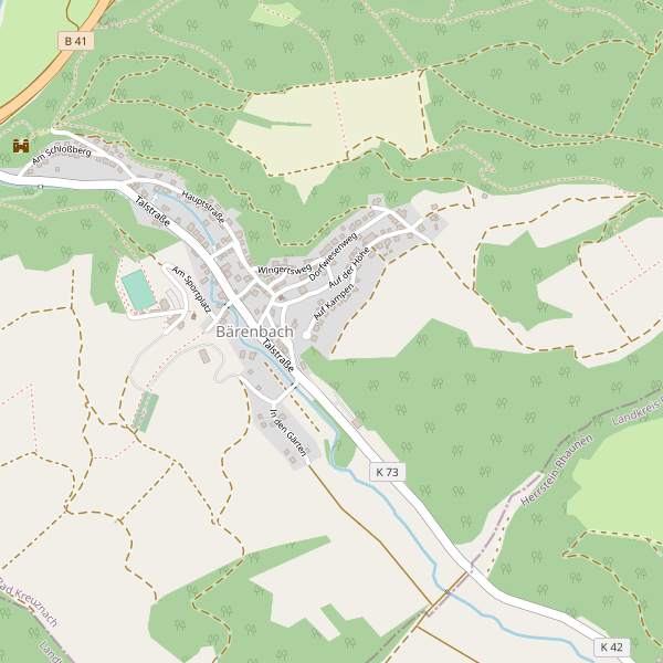 Karte der Toiletten in Bärenbach (KH) Thumbnail