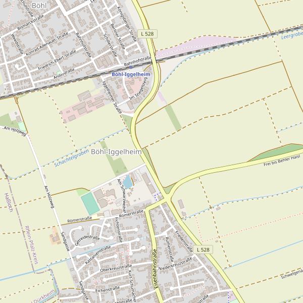 Stadtplan Böhl-Iggelheim Thumbnail