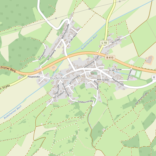 Stadtplan Büdesheim Thumbnail