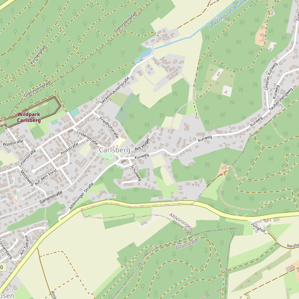 Karte der Toiletten in Carlsberg (DÜW) Thumbnail