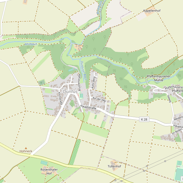 Stadtplan Dünfus Thumbnail