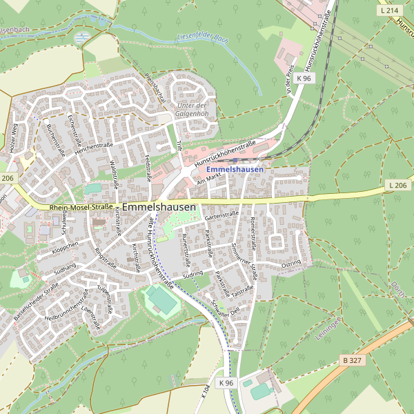 Stadtplan Emmelshausen Thumbnail