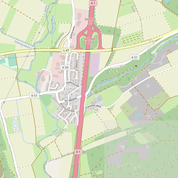 Karte der Toiletten in Esch (WIL) Thumbnail