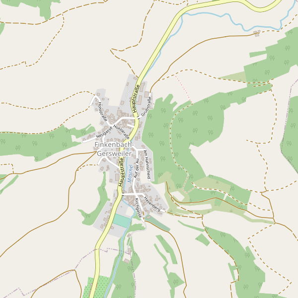 Karte der Hotels in Finkenbach-Gersweiler Thumbnail