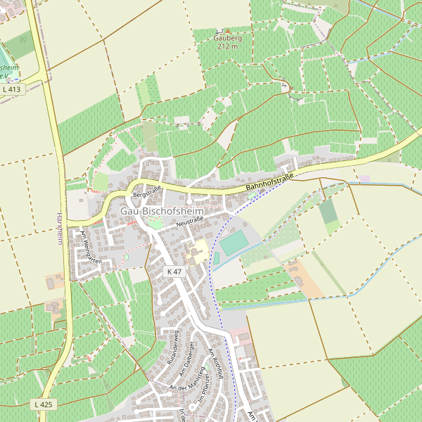 Karte der Toiletten in Gau-Bischofsheim Thumbnail