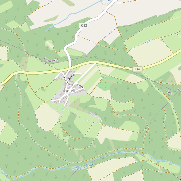 Karte der Toiletten in Gefell (DAU) Thumbnail