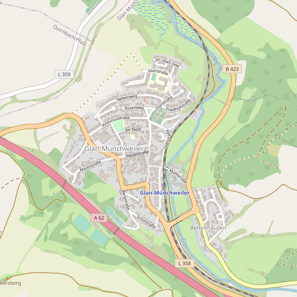 Stadtplan Glan-Münchweiler Thumbnail