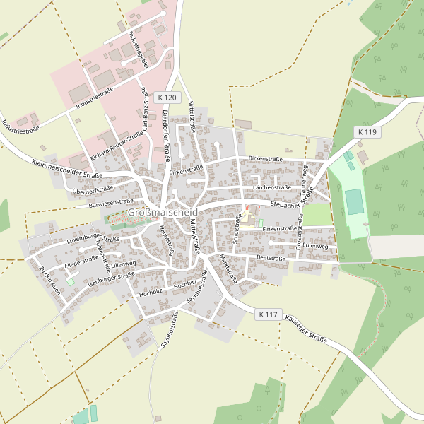 Stadtplan Großmaischeid Thumbnail