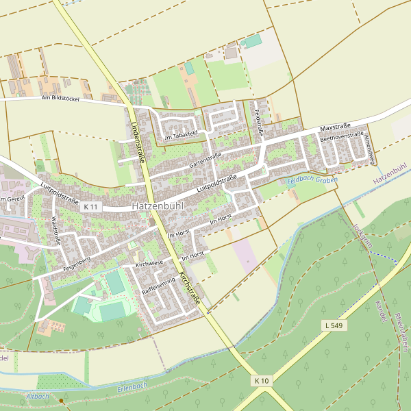 Stadtplan Hatzenbühl Thumbnail