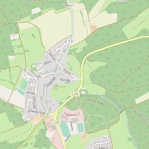 Karte der Toiletten in Herborn (BIR) Thumbnail